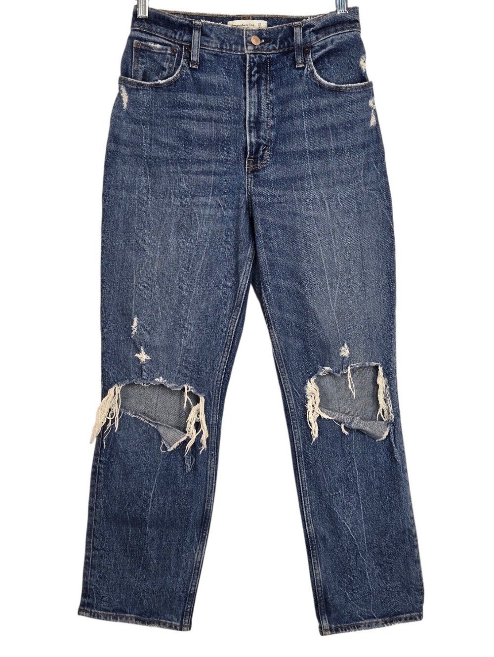 Abercrombie & Fitch Extra Short Curve Love '90s Straight Ultra High Rise Jean 27